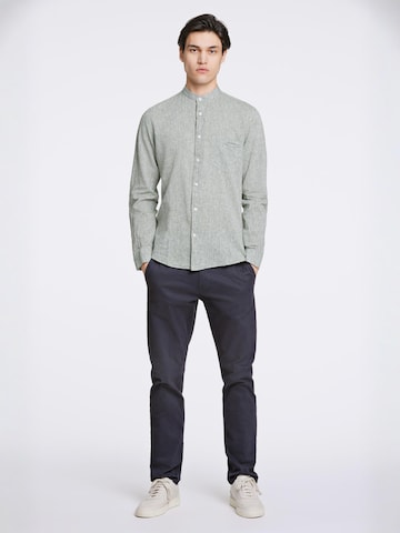Lindbergh Slim fit Button Up Shirt in Green