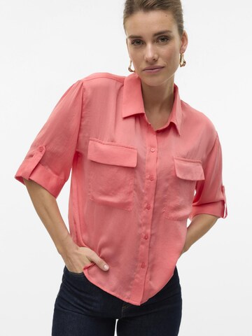 VERO MODA - Blusa 'VMFabiana' en rosa
