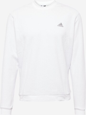 Sweat de sport ADIDAS GOLF en blanc : devant