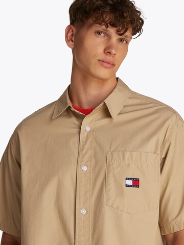Regular fit Camicia di Tommy Jeans in beige