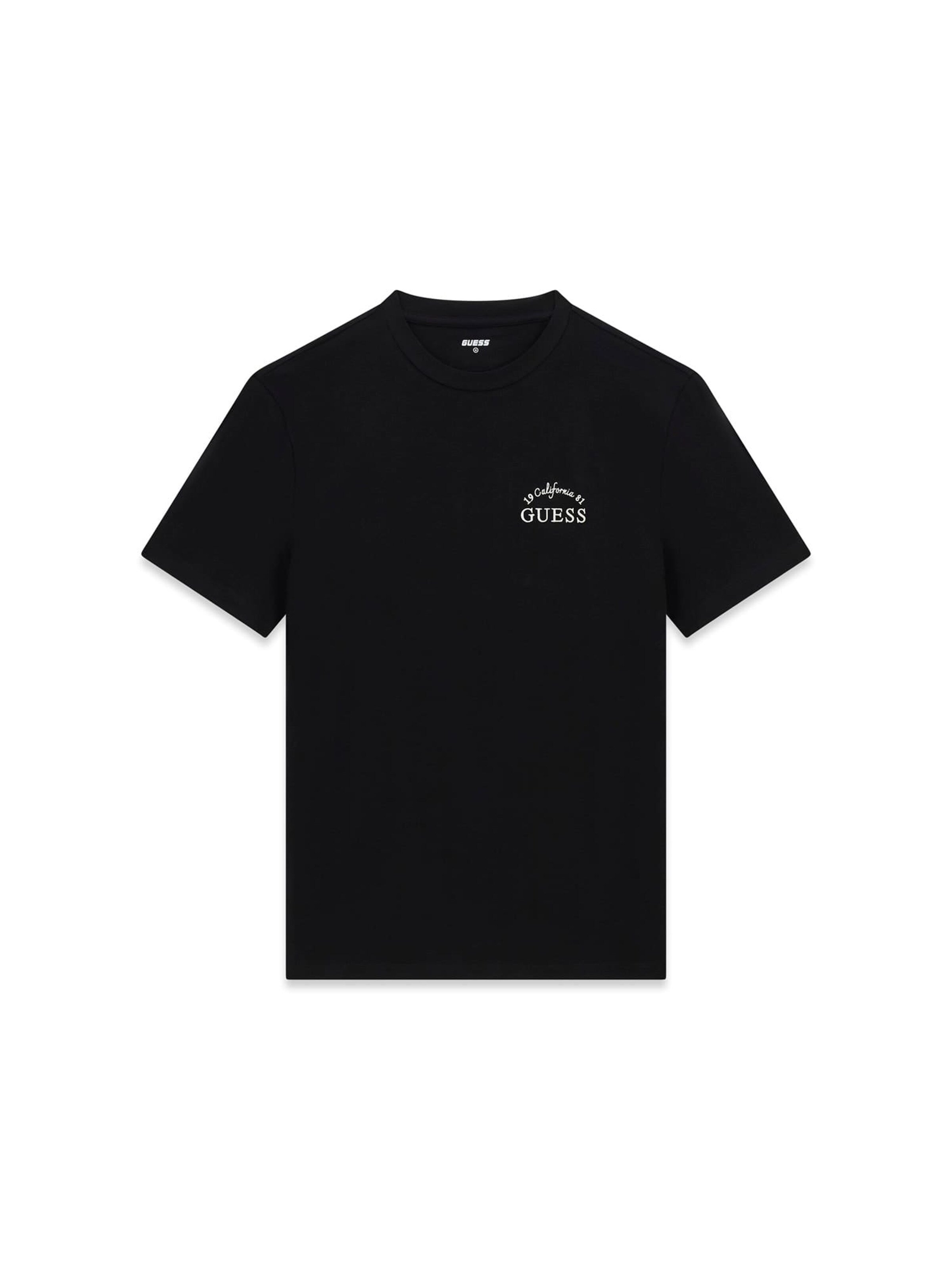 GUESS T-Shirt in Schwarz: Vorderseite