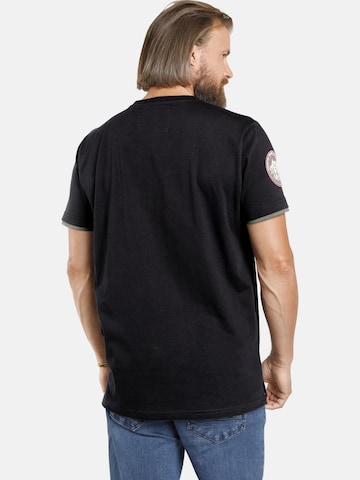 Jan Vanderstorm Shirt 'Sölve' in Black