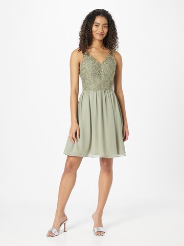 Robe de cocktail Laona en vert