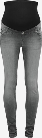 Only Maternity Skinny Jeans 'BELLY' in Grey: front