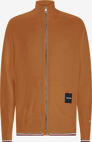 TOMMY HILFIGER Strickjacke in Braun: predná strana