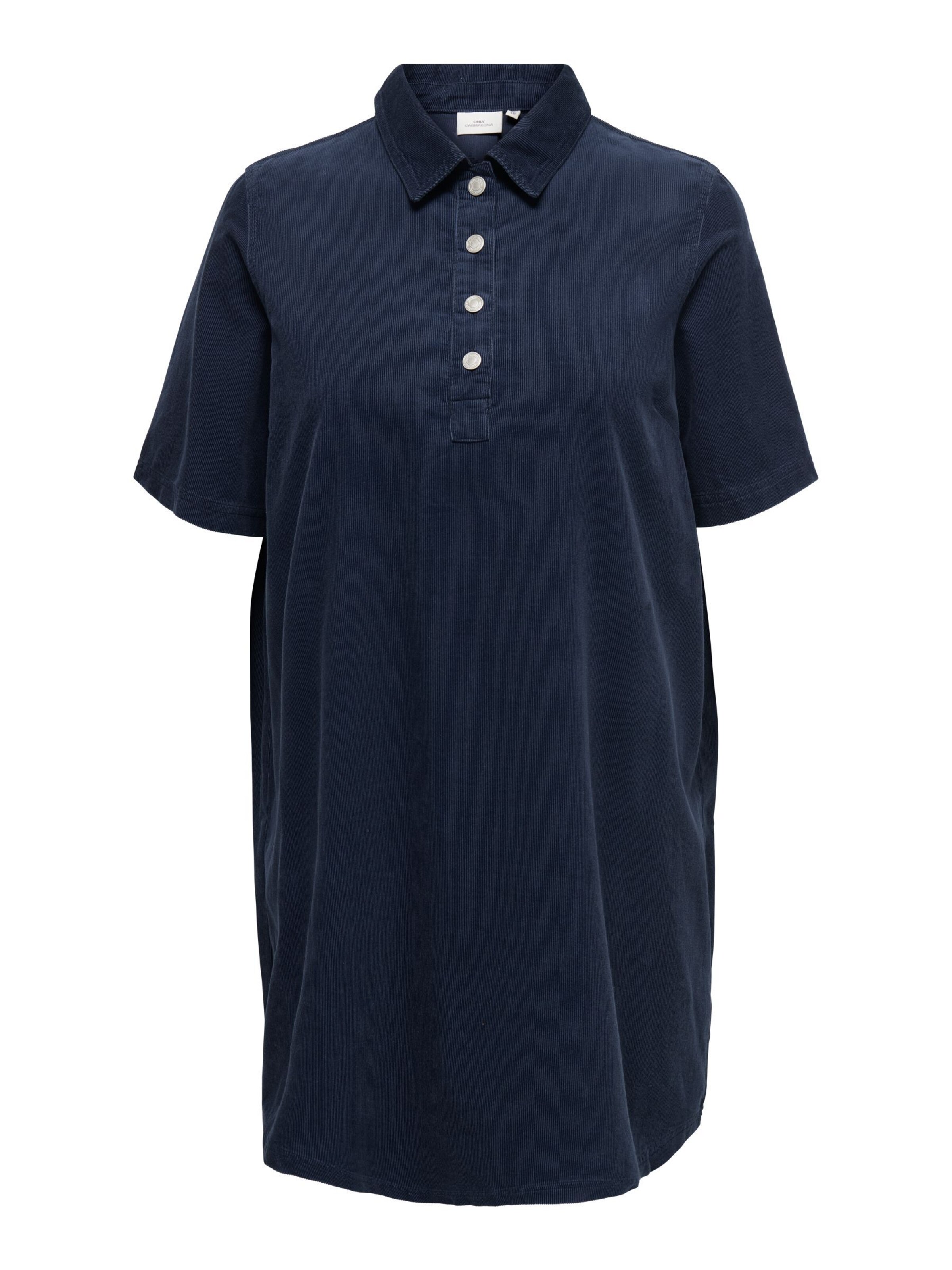 Abito camicia 'CARGry-Nessa' di ONLY Carmakoma in blu: frontale