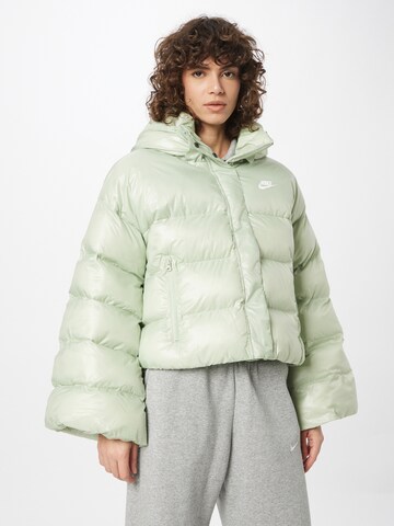 Nike Sportswear Winter jacket in Green: front