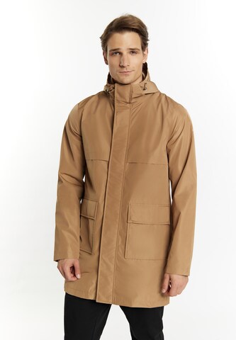 Giacca funzionale di DreiMaster Maritim in beige: frontale