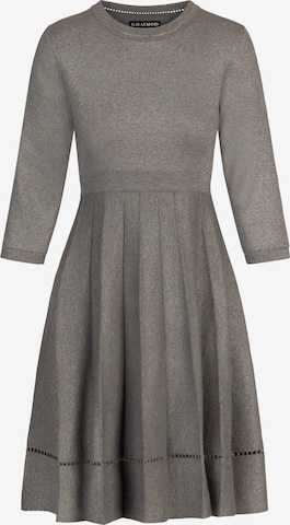 Kraimod Stickad klänning i grå: framsida