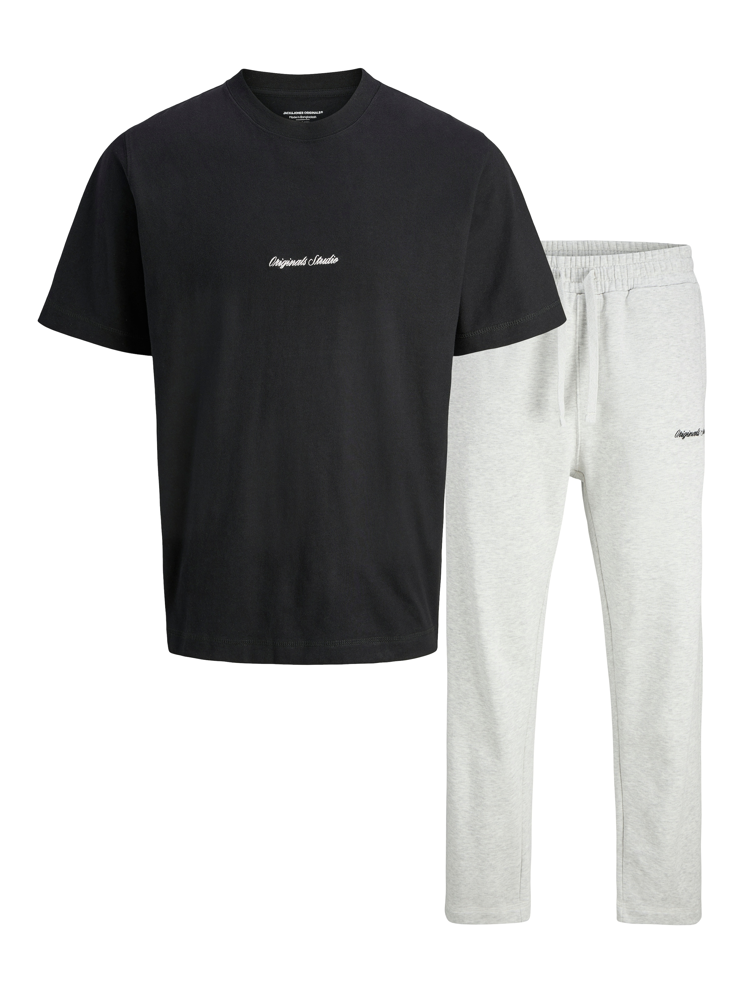 JACK & JONES Loungewear 'JORNORREBRO' in Black: front