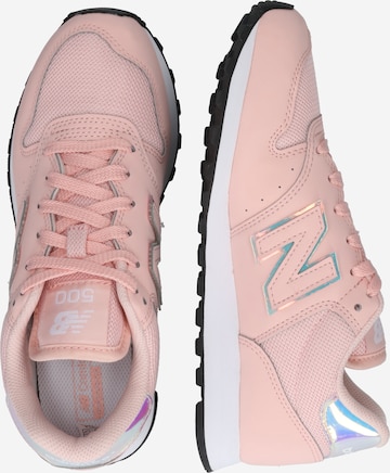 Baskets basses '500' new balance en rose