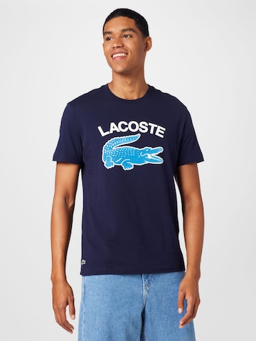 Maglietta di LACOSTE in blu: frontale