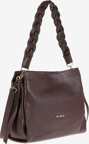PIERRE CARDIN Shoulder bag in Brown: front