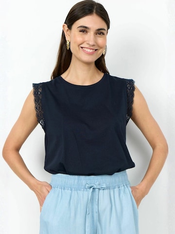 Soyaconcept Top ' SC-DERBY ' in Blue: front