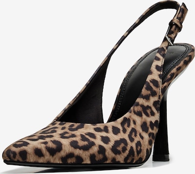 Bershka Cipele s potpeticom u kestenjasto smeđa / zeleno smeđa, Pregled proizvoda