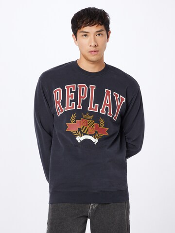 REPLAY Sweatshirt i sort: forside
