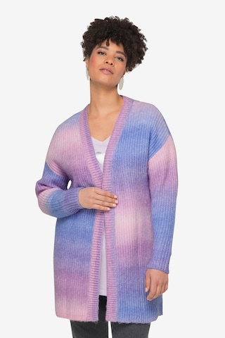 Cardigan MIAMODA en violet : devant