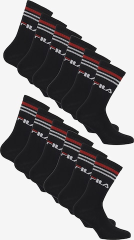 FILA Socken in Schwarz: Vorderseite
