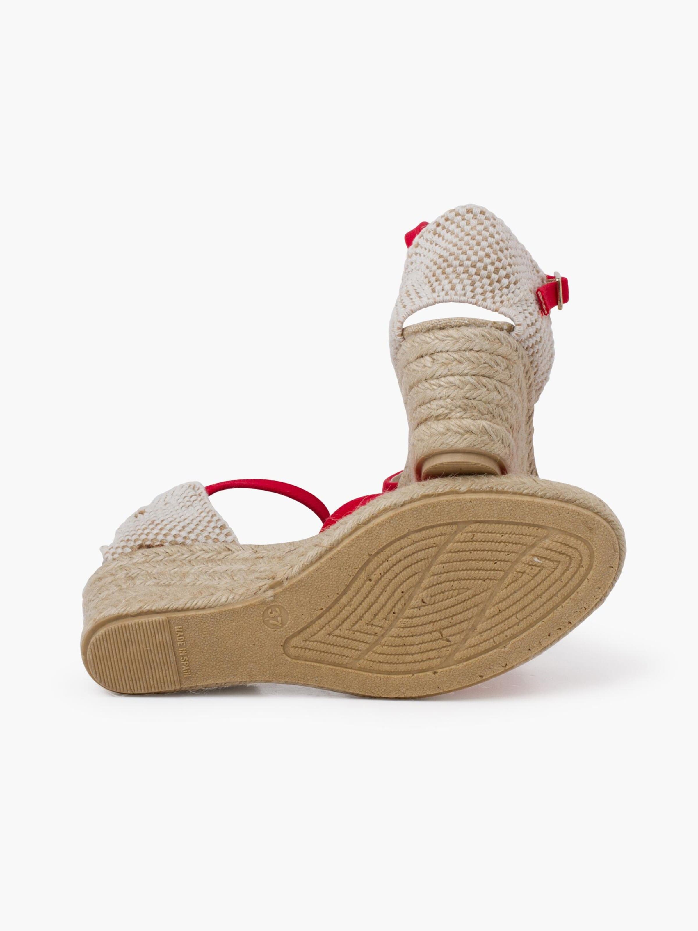 Sandales Pisamonas en rouge