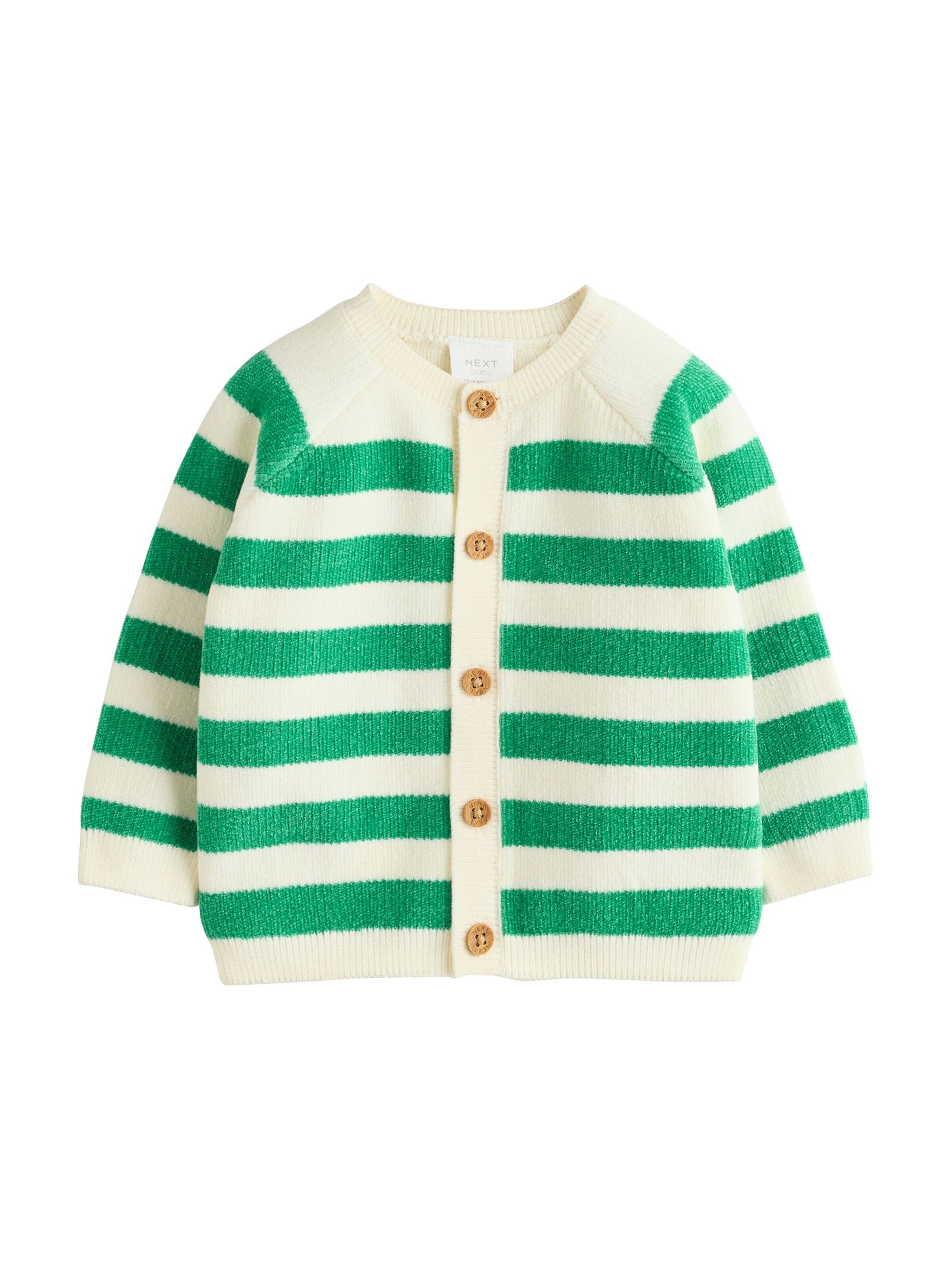 Next Adīta jaka, krāsa - zaļš / dabīgi balts, Preces skats