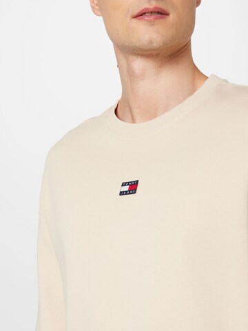 Tommy Jeans Bluzka sportowa w kolorze beżowy