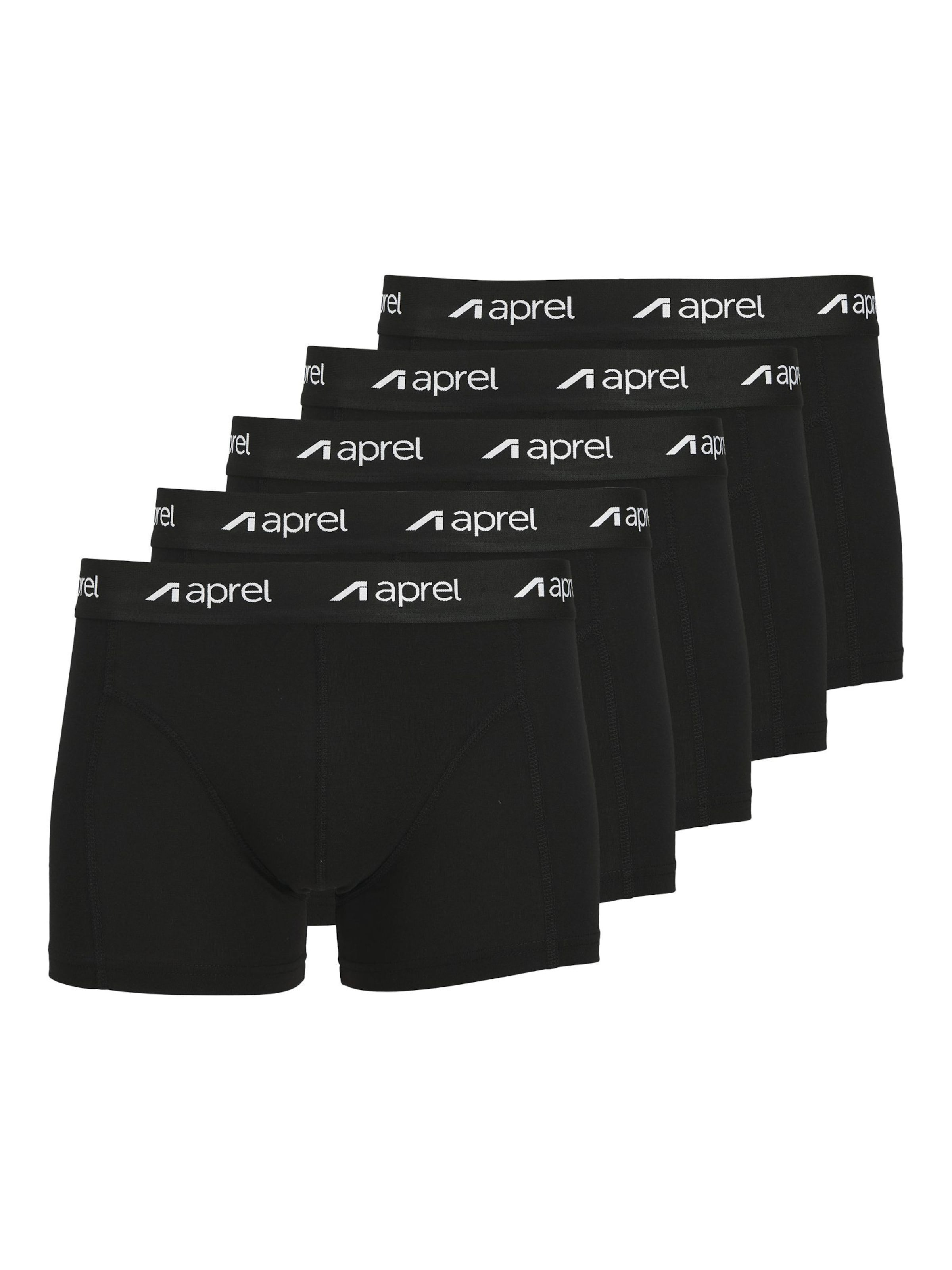 aprel - regular Calzoncillo boxer en negro: frente
