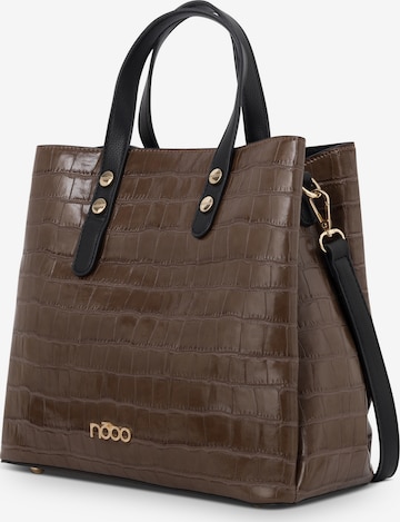 NOBO Håndtaske 'Crooco' i brun