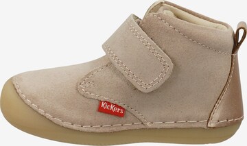 Baskets Kickers en beige