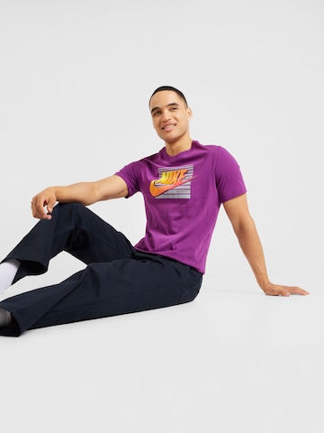 purpurinė Nike Sportswear Marškinėliai 'FUTURA'