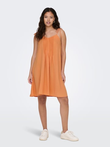 JDY - Vestido de verão 'Gry' em laranja