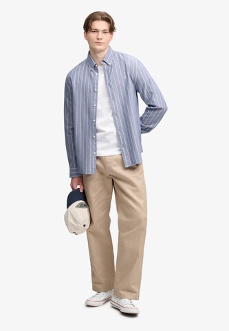 Superdry & Co Regular fit Button Up Shirt in Blue