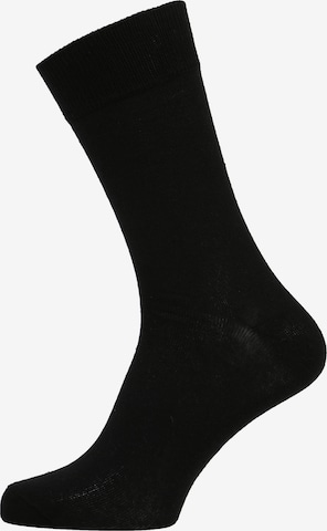 Albert Schäfer Socken (GOTS) in Schwarz: predná strana