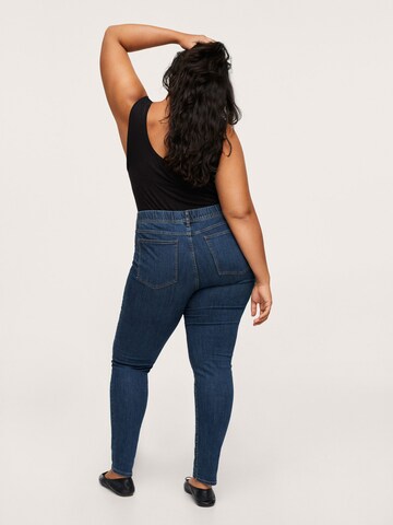 MANGO Skinny Jeans pajkice 'MASSHA' | modra barva