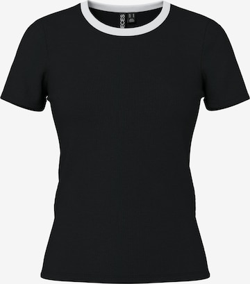 juoda PIECES Marškinėliai 'PCMay': priekis