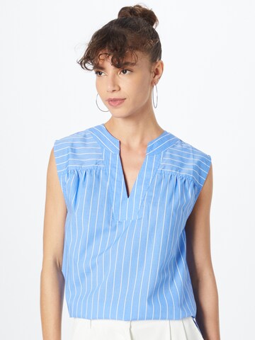 Lollys Laundry Blouse 'Paloma' in Blue: front
