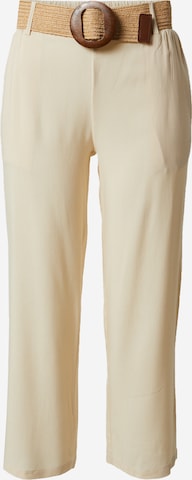 ZABAIONE Loose fit Trousers 'Aziza' in Beige: front