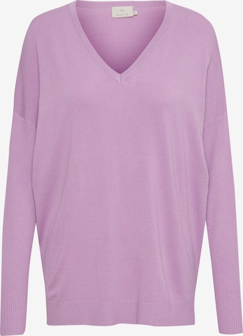 Kaffe Sweater in Purple: front