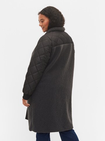 Zizzi Between-seasons coat in Black