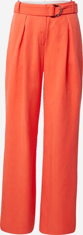 évasé Pantalon à pince ESPRIT en orange : devant