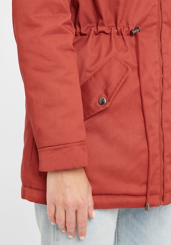 Fransa Between-Seasons Parka 'FRLASUM' in Red