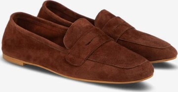 Flarelle - Mocasines 'Vialetto' en marrón: frente