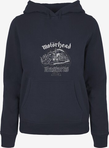 Sweat-shirt 'Motorhead - Bastards Train' Merchcode en bleu : devant