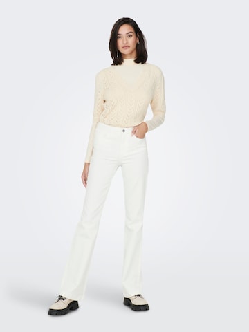 JDY Flared Jeans 'FLORA' in White