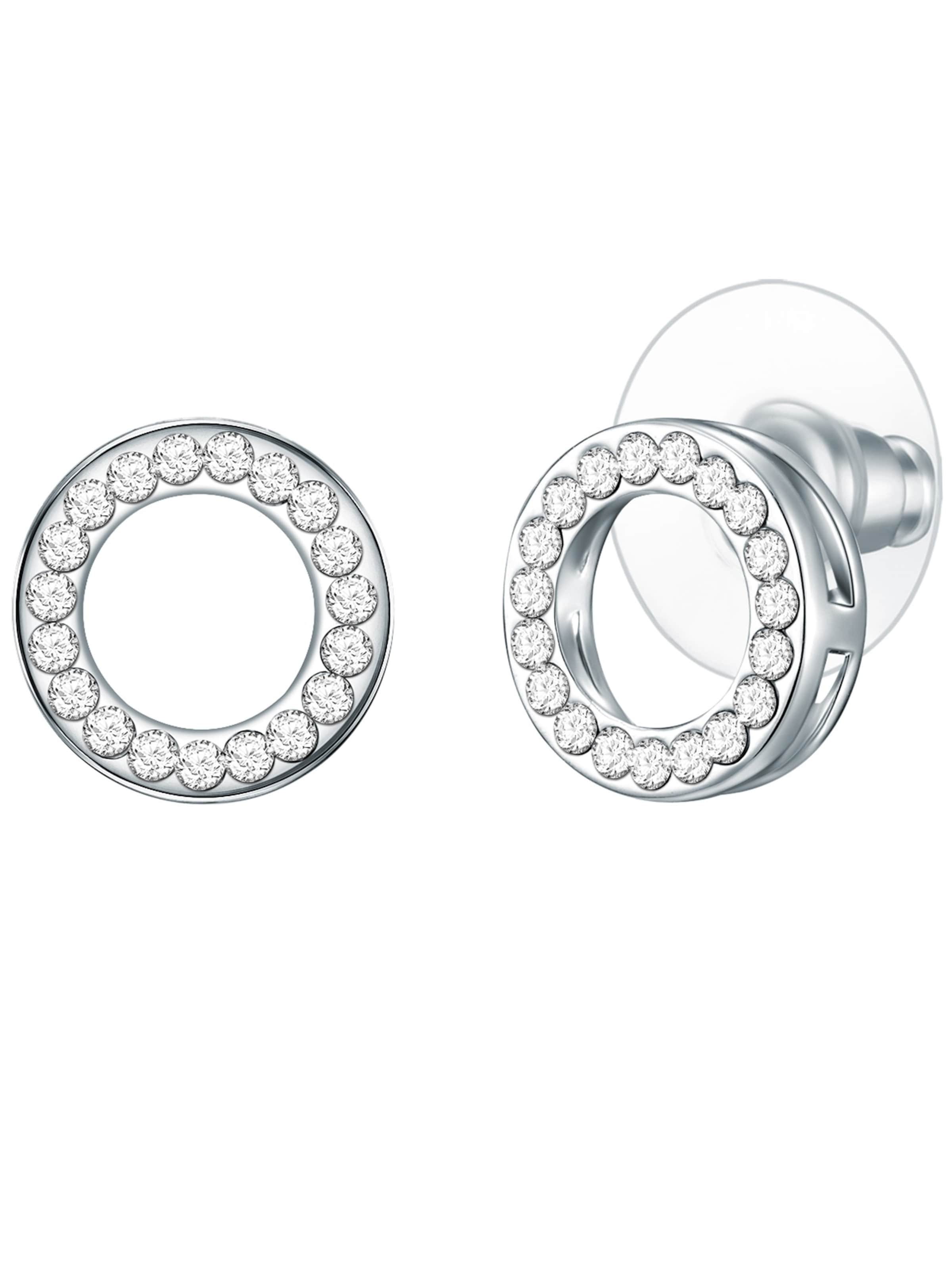Lulu & Jane Earrings in Silver: front
