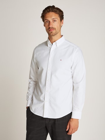 TOMMY HILFIGER Regular fit Srajca | bela barva: sprednja stran