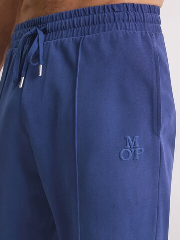 Marc O'Polo Pyjamahose ' Heavy Jersey ' in Blau