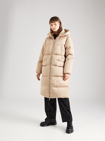 TOMMY HILFIGER - Abrigo de invierno en beige: frente