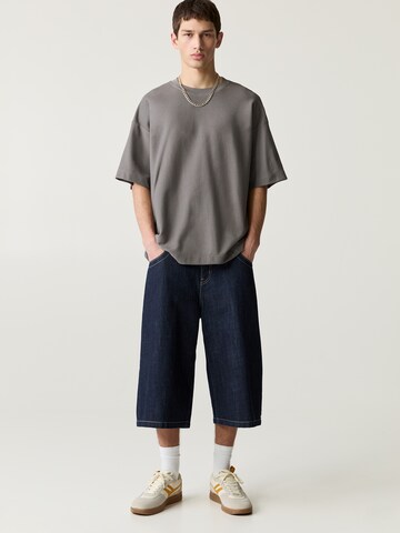 Tricou de la Pull&Bear pe gri