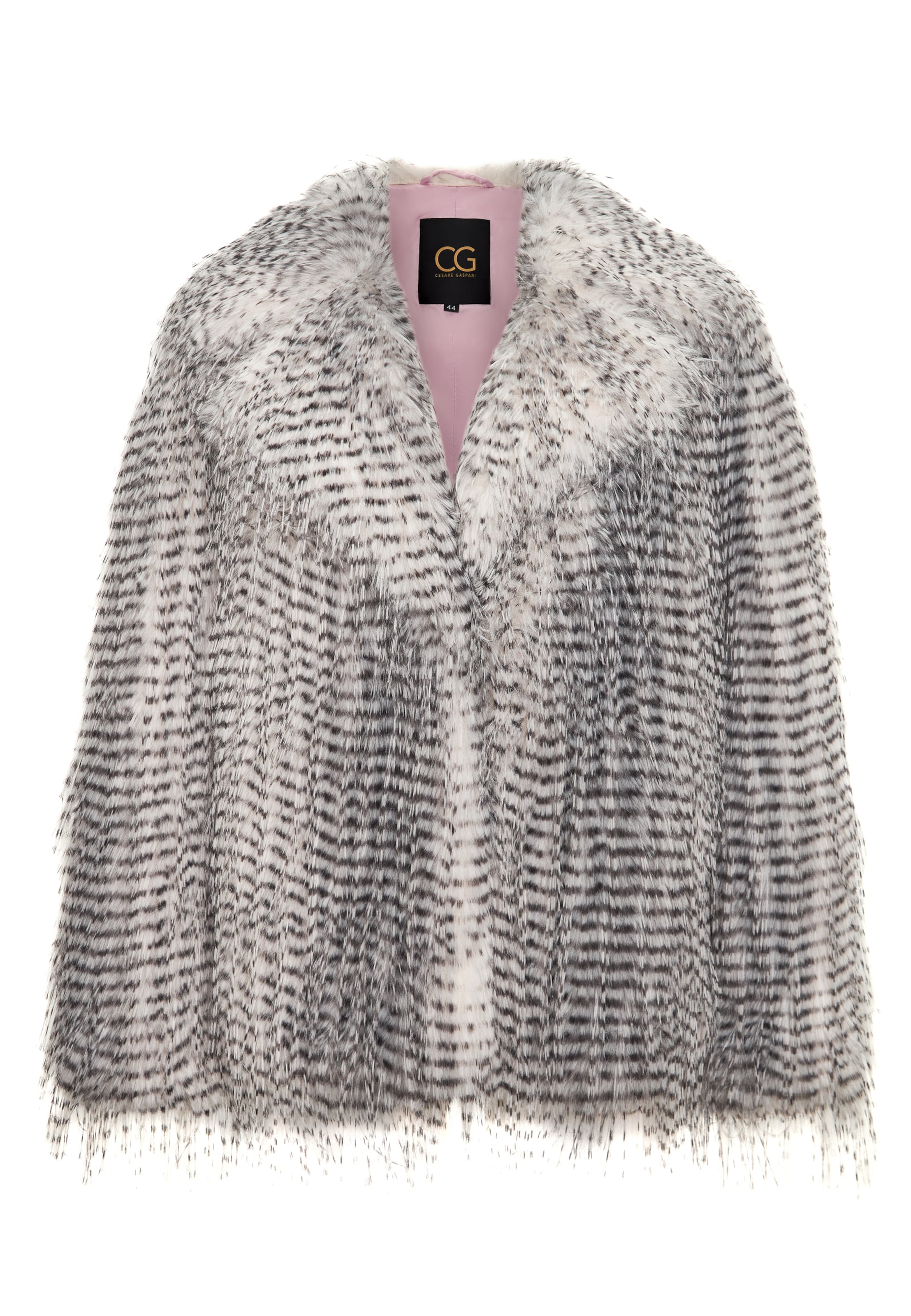 CESARE GASPARI Winter coat in Grey: front