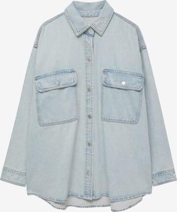 Pull&Bear Blouse in Blue: front